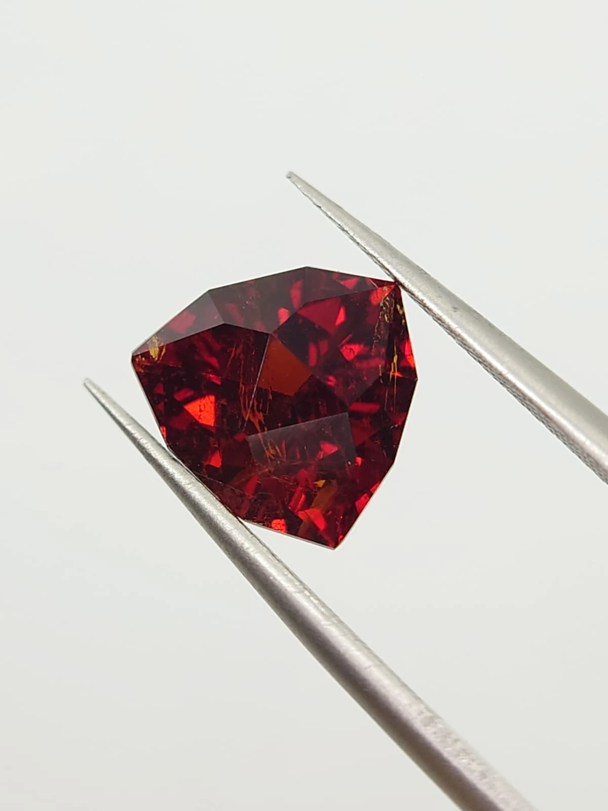 4.44ct Spessartite Garnet Trilliant Cut From Nigeria — view 3